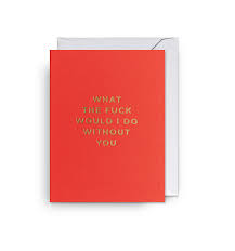 MINI Card - What the F*ck Would I do Without You