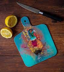 Dollyhotdogs Pheasant Small Chopping Board