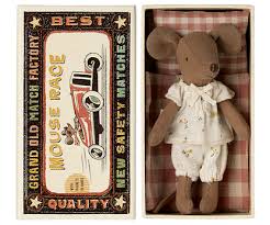 Maileg Big Sister Mouse In A Matchbox