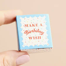 Tiny Matchbox Ceramic Token - Birthday Cake