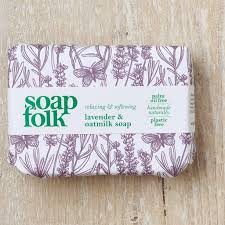 Soap Folk - Lavender & Oatmilk Soap Bar