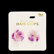 Mini Hair Claw Clips  - Sea Shells