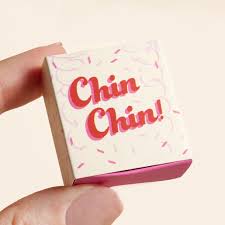 Tiny Matchbox Ceramic Token - Martini