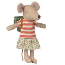 Maileg Tricycle Mouse - Big Sister Green