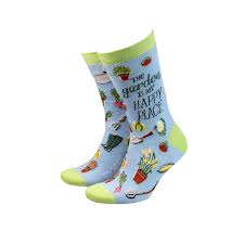 Sock Therapy Mens's Bamboo Socks - The Garden Is My Happy Place