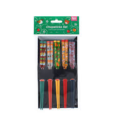 Children's Bamboo Chopsticks (Pack of 5 Pairs)
