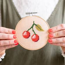 Cotton Clara - Cherry Cross Stitch Kit