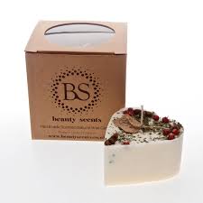 Star Anise & Red Berries Small Heart Scented Soy Candle