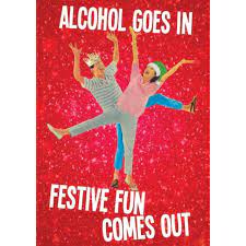 Christmas Card - Alcohol