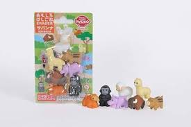 Iwako Savanna Eraser Blister Pack