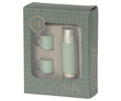 Maileg Thermos and Cups - Mint