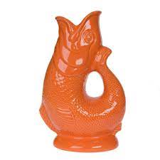 Extra Large Orange Glug Jug