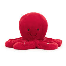 Jellycat Cranberry Octopus - 2 Sizes