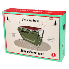 Portable Suitcase BBQ - Khaki Green