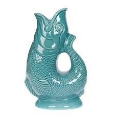 Extra Large Verdigris Glug Jug