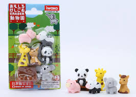 Iwako Dinosaurs2 Eraser Blister Pack