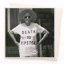 Card - Death To Hipsters