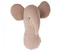 Maileg Lullaby Friends - Elephant Rattle Rose