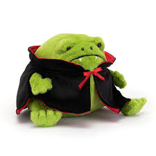 SALE was £40 now £30 Jellycat Vampire Ricky Rain Frog