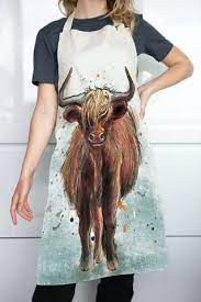 Dollyhotdogs Highland Cow Apron