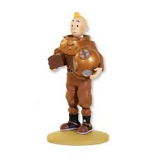 Tintin - Diver Resin Figure