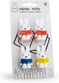 Miffy Set of 4 Magnets - with books