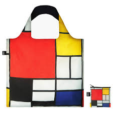 LOQI Recycled Shopping Bag - PIET MONDRIAN