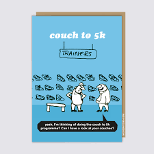 Modern Toss Funny Card - Couch to 5K