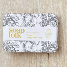 Soap Folk - Lemon & Bergamot Soap Bar