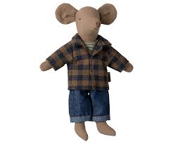 Maileg Dad Mouse - Light Brown