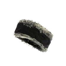 Pachamama Chamonix Charcoal Faux Fur Headband