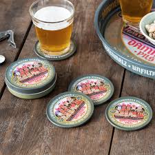 Metal coasters (set of 4) - Dammer Pils