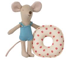 Maileg Beach Mouse with Float - Little Sister
