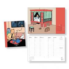 Tintin 2025 Desk Diary