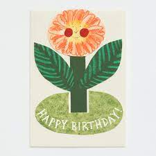 Stand Up Card - Happy Birthday Flower