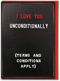 Valentines Card - Love You Unconditionally