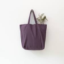 Linen Tales Big Bag - Montana Grape