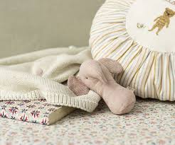 Maileg Lullaby Friends - Elephant Rattle Rose