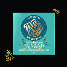 Willie's Cacao Sea Kissed Almond 50g Chocolate Bar