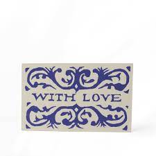 Cambridge Imprint Pack of Arabesque With Love Cards - various colours available