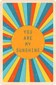 Wooden Postcard - You Are My Sunshine