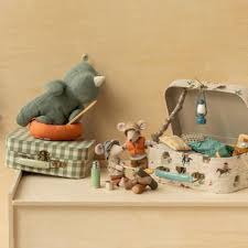 Maileg Hiker Mouse Big Brother - Brown Stripes