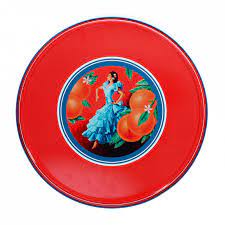 Round Serving Tray - Cerveza Espanola