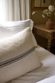 The Carbis Bay Cushion Blue Bold/Narrow stripe
