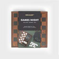 Games Night - Iron & Glory Wooden Game Compendium