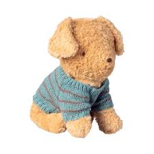 Maileg Puppy Pet Knitted Sweater - Blue