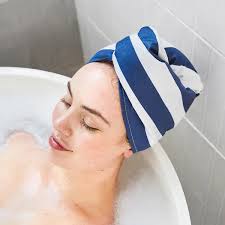Dock & Bay Quick Dry Hair Wrap - Whitsunday Blue