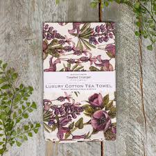 Toasted Crumpet Mulberry Pure Tea Towel