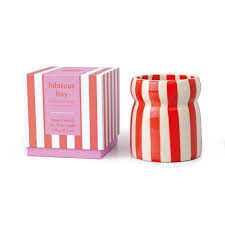 Cabana Ceramic Candle - Hibiscus Bay