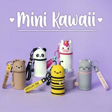 Mini Kawai Keyring Coin Purse - Teddy Bear